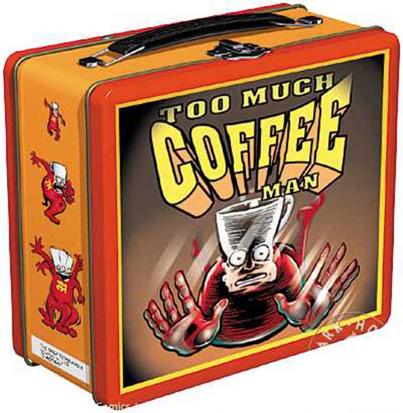 Image: Too Much Coffee Man Lunch Box  - 