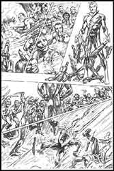 Alan Davis' pencil art, Avengers #38