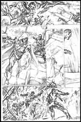 Alan Davis' pencil art, Avengers #38