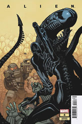 Image: Alien #4 (variant cover - Hamner) - Marvel Comics