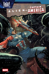 Image: Alien vs. Captain America #1  [2025] - Marvel Comics