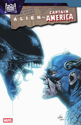 Image: Alien vs. Captain America #4 - Marvel Comics