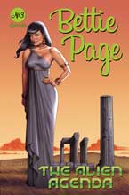 Image: Bettie Page: The Alien Agenda #3 (cover A - Linsner)  [2022] - DYNAMITE Entertainment