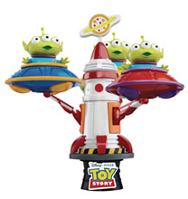 Image: Toy Story Diorama Stage 052DX: Alien Spin UFO Deluxe Edition  - Beast Kingdom Co., Ltd